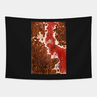 Rust, red, white, II Tapestry