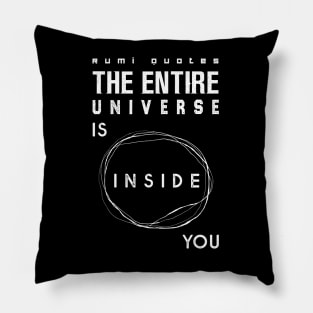 Rumi Quotes Pillow