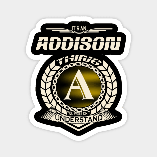 Addison Magnet by GrimdraksJokes