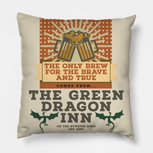 The Green Dragon Inn Pillow