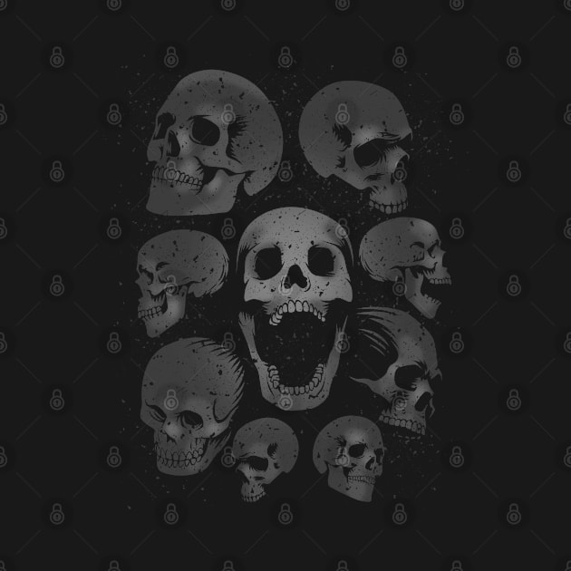 Skulls by albertocubatas