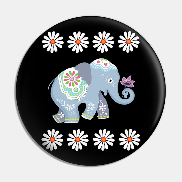 Cute Elephant Pin by SuperrSunday