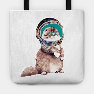 Astronaut Kitty Cat Tote