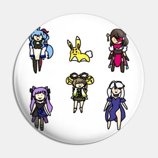 Badly Drawn Liyue 3 Sticker Pack Pin