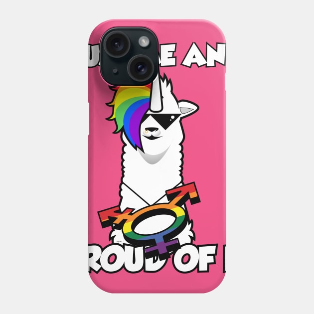 Just me and proud Phone Case by Spikeani