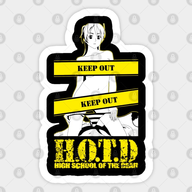 High School of the Dead #1 Sticker for Sale by EmpireKitsune