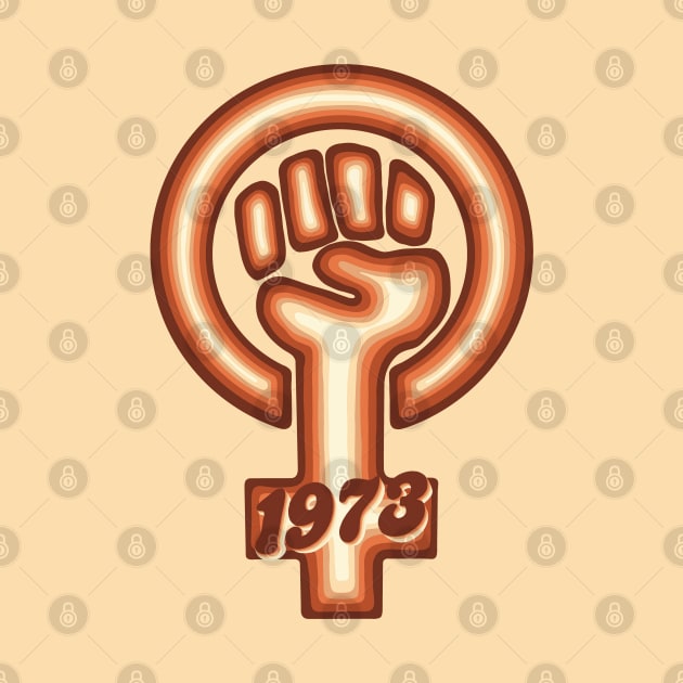 Feminist Symbol 1973 by Slightly Unhinged