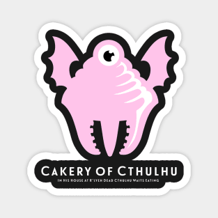 Cakery of Cthulhu - Cupcake Pink Magnet