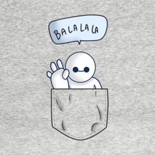 Pocket Baymax With Pocket Shading T-Shirt