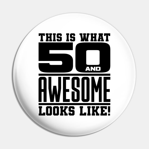 50th birthday Pin by colorsplash