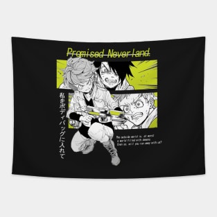 Promised Neverland ''OUTSIDE WORLD'' V1 Tapestry