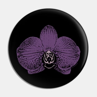 Morbid Orchid Pin