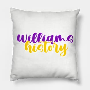 williams college history Pillow