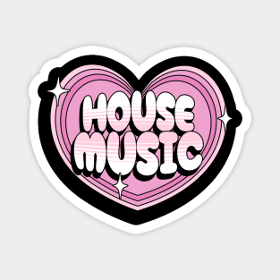 HOUSE MUSIC - Y2K Heart (pink) Magnet