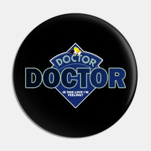 Thompson Twins - Doctor Who Style Logo Pin