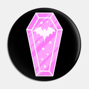 Cute Pink Coffin Pin