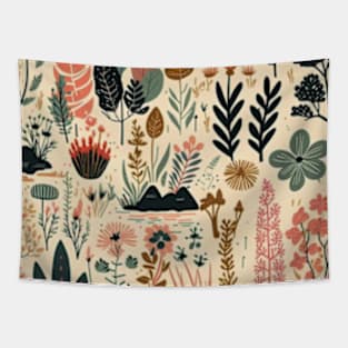 Beautiful Wildflowers garden Tapestry