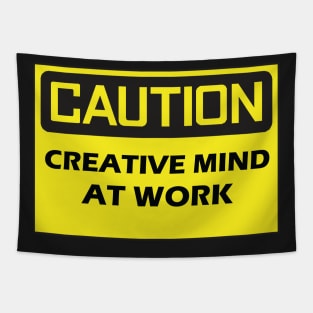 Caution Tapestry