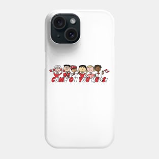 Football Fan Come on You Reds Phone Case