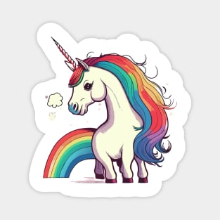 LGBTQIA+ Unicorn Magnet