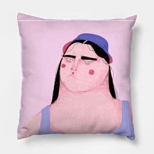 Judging Face Pillow