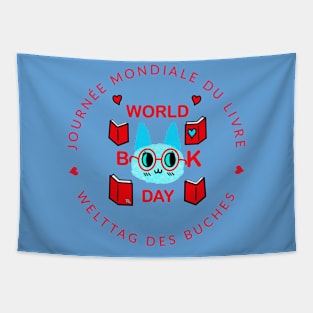 Journée Mondiale du Livre World Book Day Tapestry