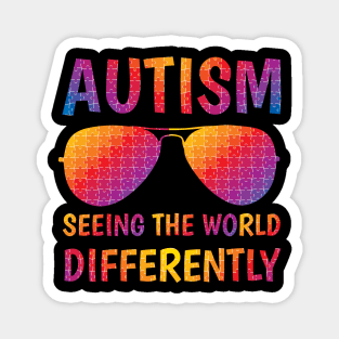 Autism seeing the world differently Magnet