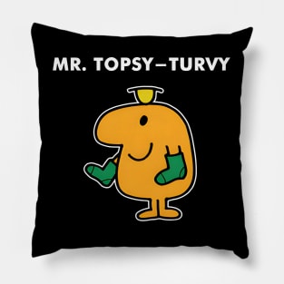 The Charmed World of Mr. Topsy-Turvy Pillow