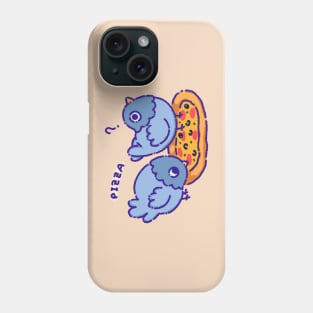 Pigeon on a pizza Phone Case