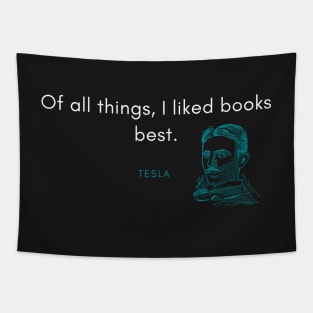 Nikola Tesla Quote Tapestry