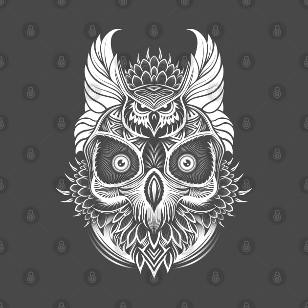 Dark Owl by Spooky Tee