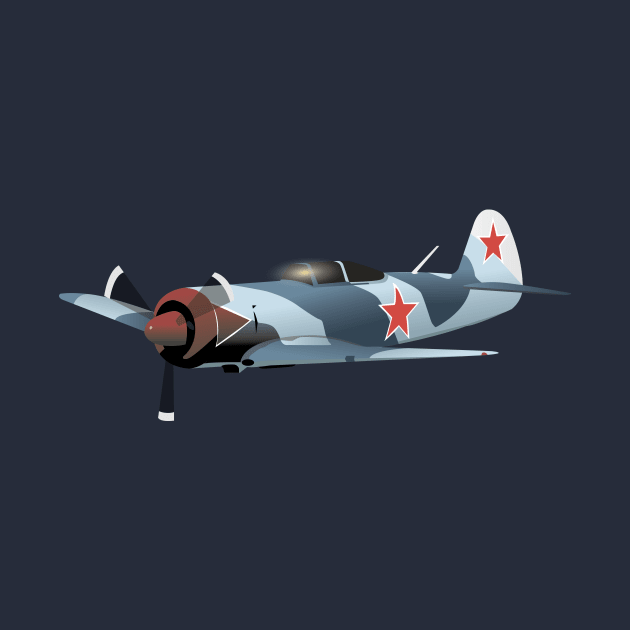 Lavochkin La-5 Soviet WW2 Fighter by NorseTech