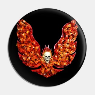 Trans Am Phoenix skull Pin