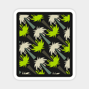 Retro palm tree decor Magnet