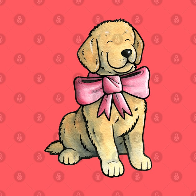 Golden Retriever Puppy by animalartbyjess