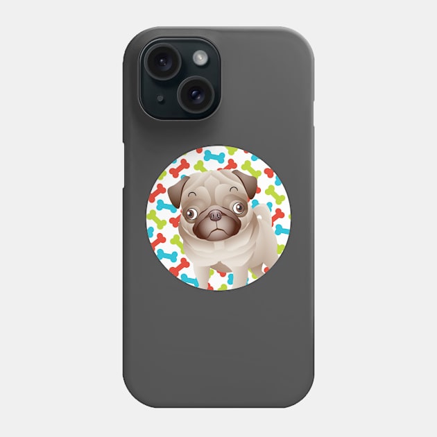 Pugs Phone Case by DaniHoffmann