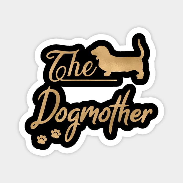 Basset Hound Dogmother Magnet by JollyMarten