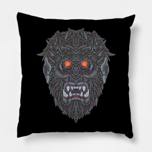 Mecha Soul Wolfman 01 Pillow