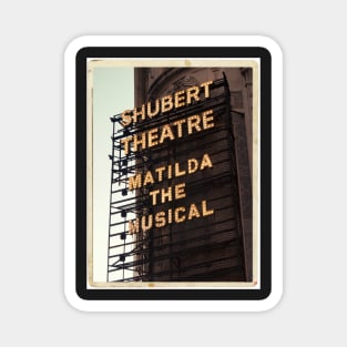 Shubert Theatre, Broadway, NYC- Matilda The Musical - Kodachrome Postcards Magnet