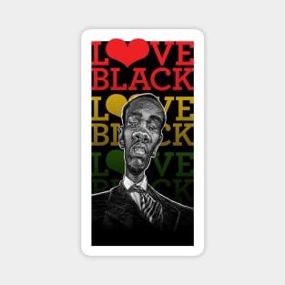 Love BLACK - Dutchman Rasta Drip Magnet