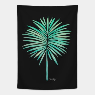 fan palm seafoam Tapestry