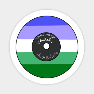 LGBT Gay vynil - GREEN Magnet