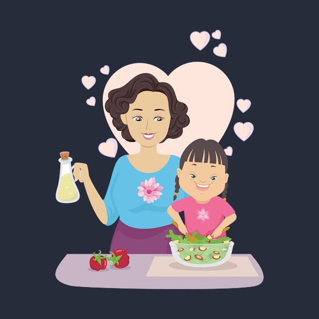 Mother and daughter Cooking by Unique Online Mothers Day Gifts 2020