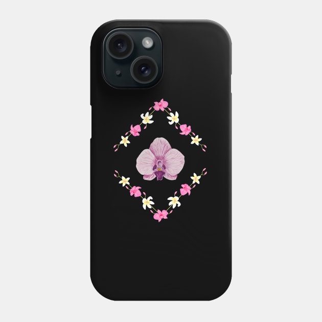 Orchid Phone Case by InspirationalDesign