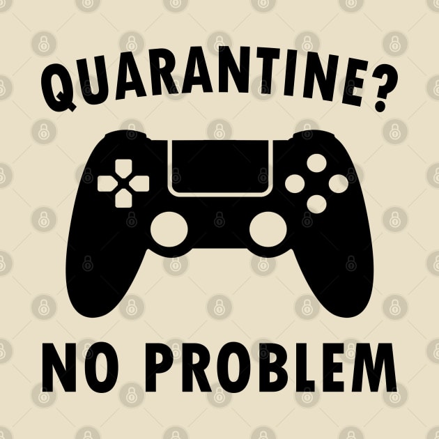 Quarantine No Problem Vintage Retro Sun Set | Lockdown Gifts For Gamers by MFK_Clothes