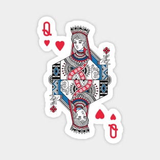 Queen Of Hearts Magnet