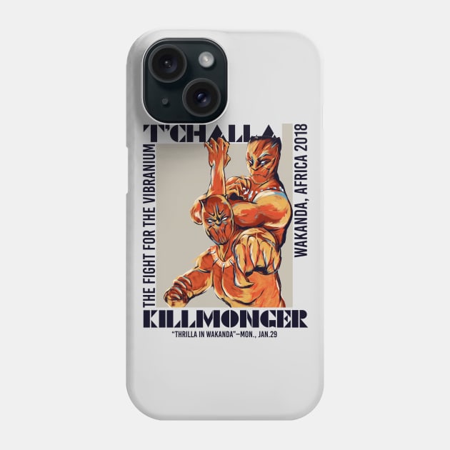 Thrilla in Wakanda Phone Case by manoystee