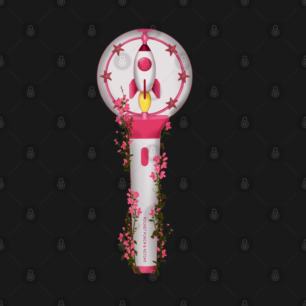 Rocket Punch Floral Lightstick kpop Rocket Punch TShirt TeePublic