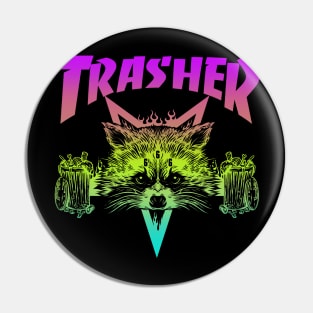 TRASHER (tropical) Pin