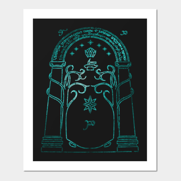 Doors Of Durin Lord Of The Rings Posters And Art Prints